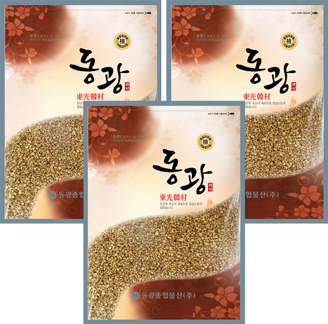 동광한방몰 볶은 메밀 차, 1kg, 3개