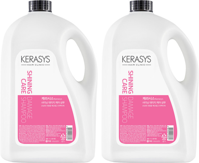 케라시스 샤이닝 데미지 샴푸, 4L, 2개