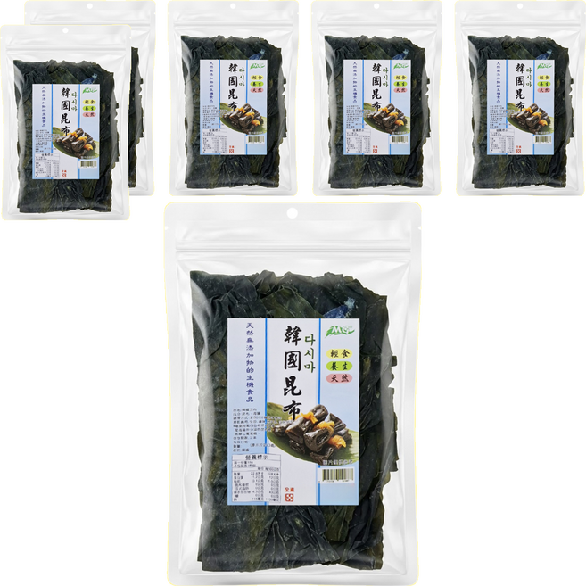 茂格生機 韓國昆布, 100g, 6包
