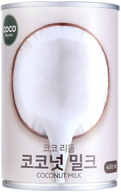 코코리듬 코코넛 밀크, 1개, 400ml