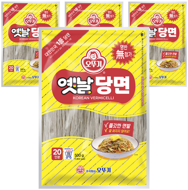 오뚜기옛날 당면, 500g, 4개