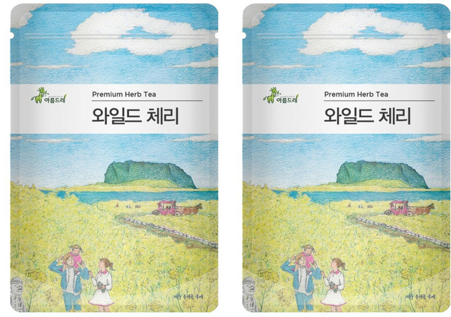 아름드레 삼각티백 와일드체리, 1.5g, 25개입, 2개