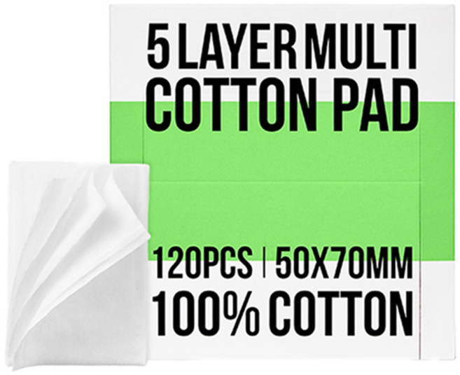 아모레베이직 순면 5겹 화장솜, 1개