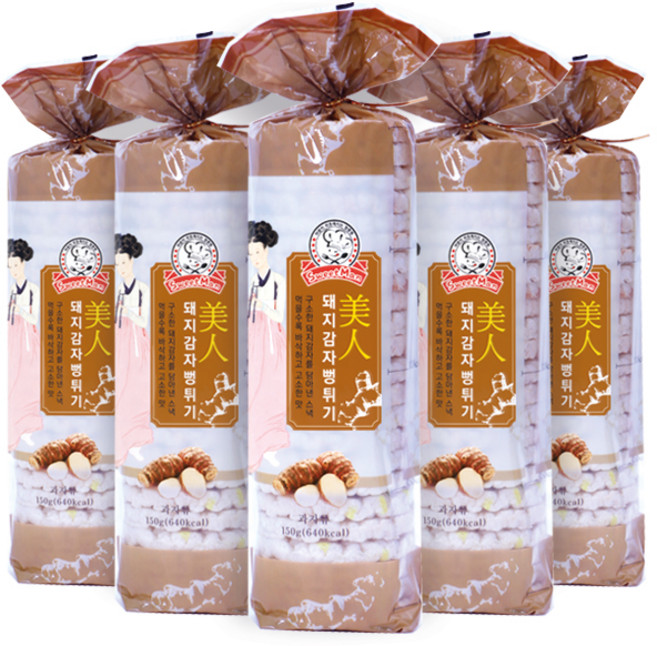 스위트맨 미인 돼지감자 뻥튀기, 150g, 5개