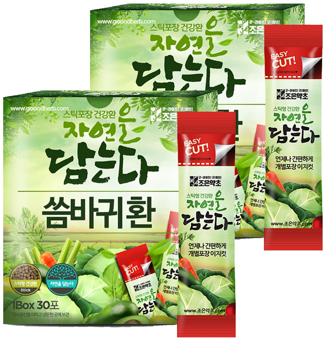 조은약초 씀바귀환 스틱, 90g, 2개