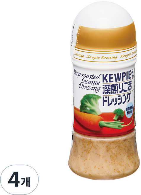 큐피 참깨 드레싱, 150ml, 4개
