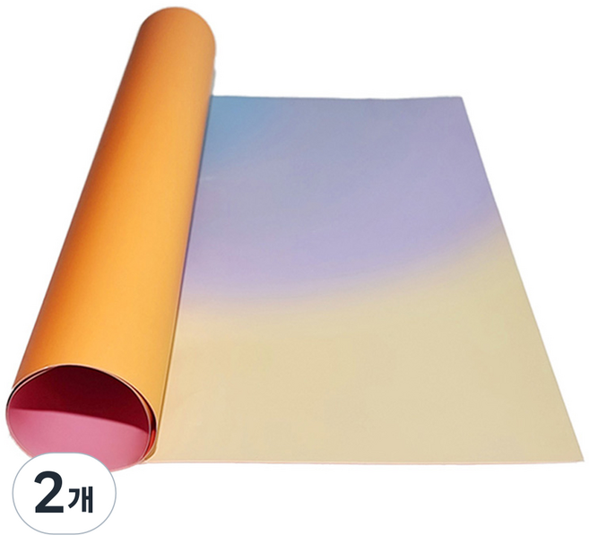 대한 소품 촬영용 그라데이션 배경지 인스타 음식 사진 스튜디오 뒷 배경지, 오로라선셋, 2개