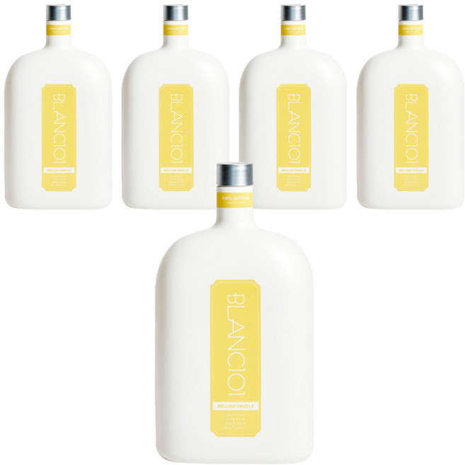 블랑101 섬유유연제 멜로우 바닐라 본품, 1.2L, 5개