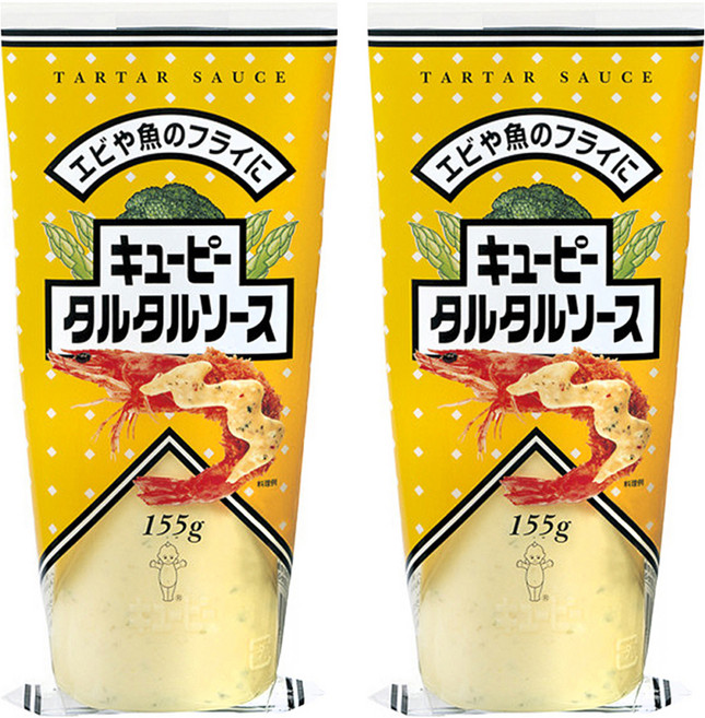 큐피 타르타르 소스, 155g, 2개