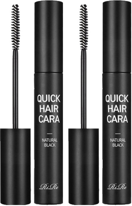 리르 퀵 헤어 마스카라 10g, 내추럴 블랙, 2개