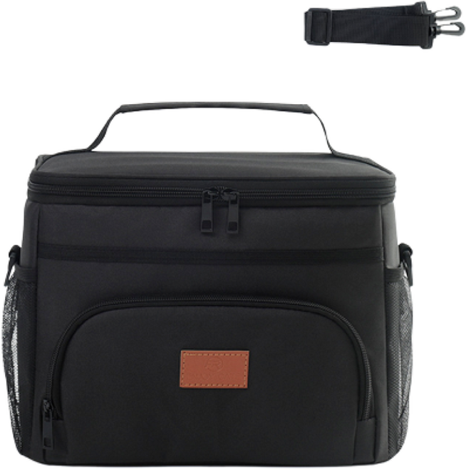 마르벨라 다용도 보온보냉 캠핑 쿨러백, 블랙, 15L