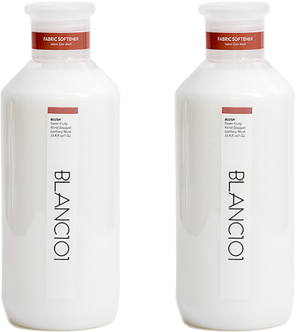 블랑101 섬유유연제 블러쉬 본품, 1L, 2개