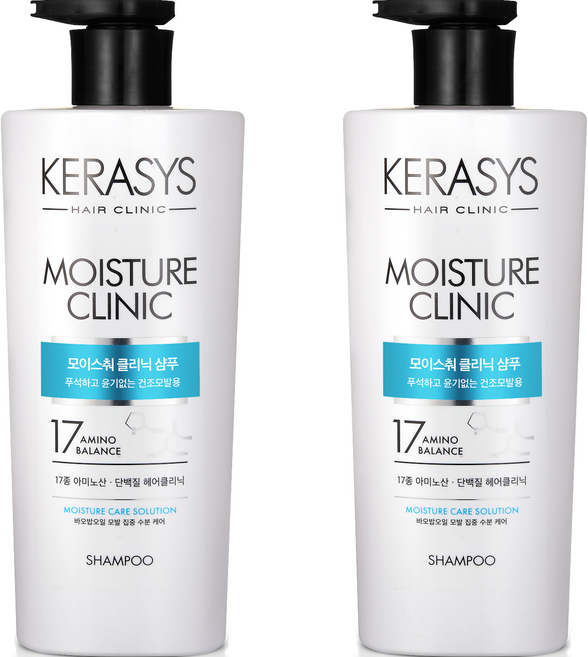 케라시스 모이스춰 클리닉 단백질 샴푸, 750ml, 2개