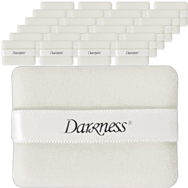 다크니스 고급 사각 후로킹 분첩, 25개