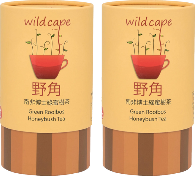 wild cape 野角 南非博士綠蜜樹茶, 2.5g, 40入, 2罐
