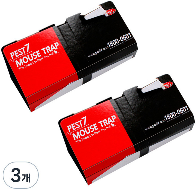 페스트세븐 마우스트랩, 2개입, 3개