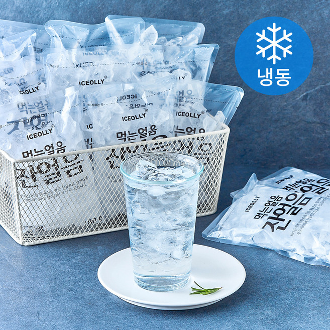 아이스올리 먹는 잔얼음 (냉동), 40개, 180g