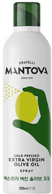 만토바 엑스트라 버진 올리브오일 스프레이, 330ml, 1개