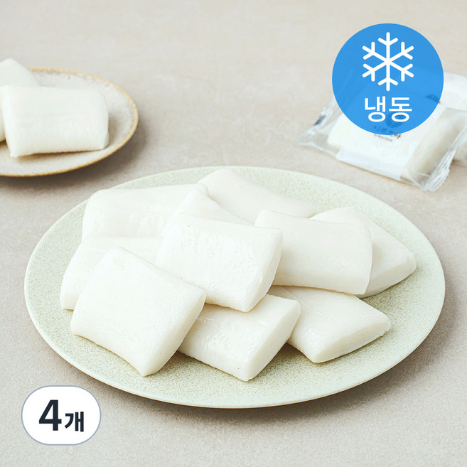 시루조아 굳지않는 흰 절편 (냉동), 1.4kg, 1개입, 4개