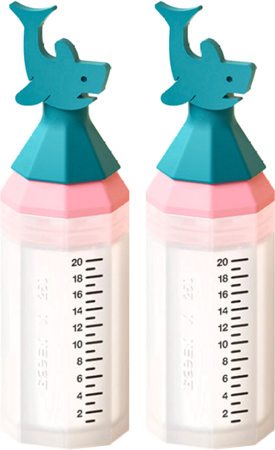 이크 실리콘 투약병 검정눈금 상어 20ml, 8809544410571, 2개