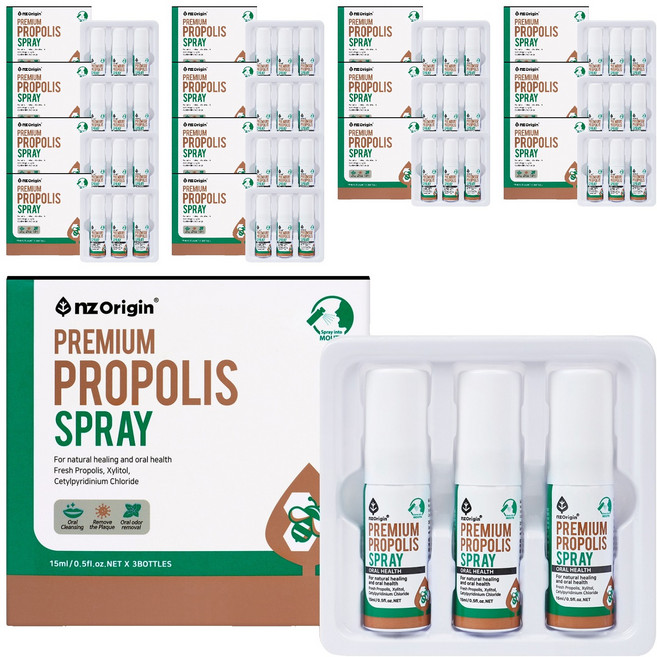 엔젯오리진 프리미엄 프로폴리스액 구강스프레이, 45ml, 5개