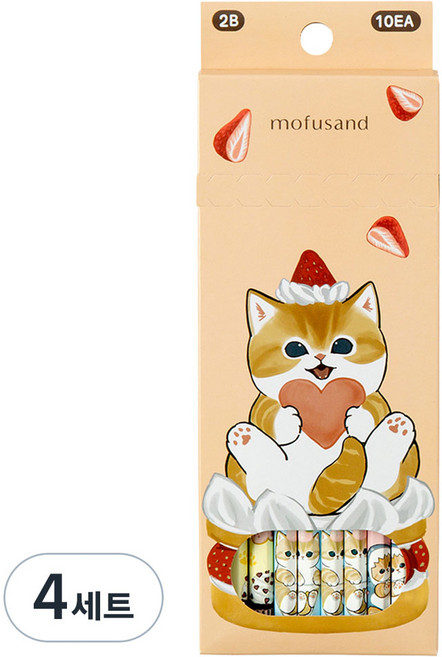 스튜디오에잇 모프샌드 연필 2B 10p 세트, 스위츠, 4세트