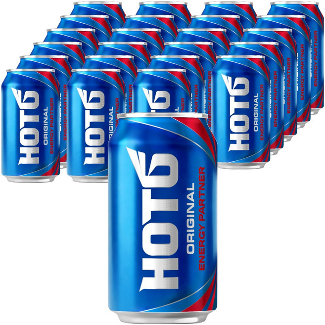 핫식스 오리지널 에너지 음료, 355ml, 24개