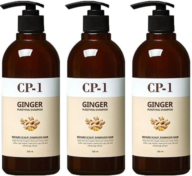 씨피원 진저 퓨리파잉 샴푸, 500ml, 3개 - 쿠팡