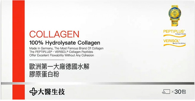 大醫生技 德國水解膠原蛋白粉, 6g, 30包, 1盒