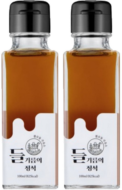 불로동주유소 들기름, 100ml, 2개