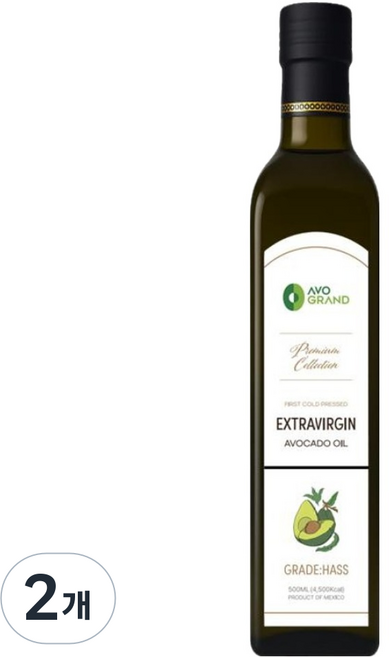 Avogrand 墨西哥 HASS 等級特級初榨酪梨油, 2個, 500ml
