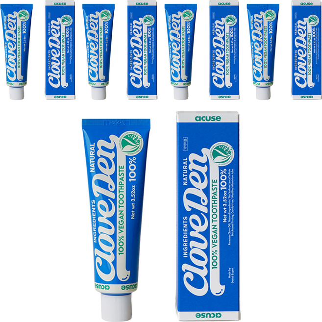 클로브덴 오리지널 비건 치약, 100g, 5개