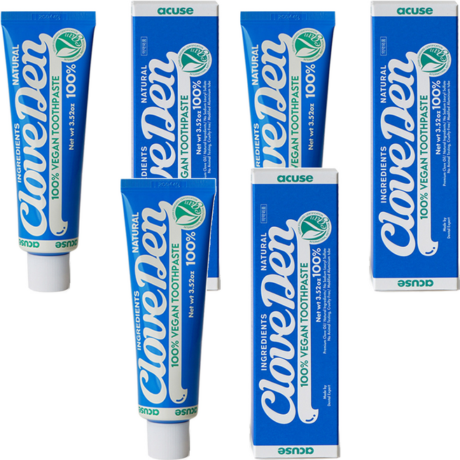 클로브덴 오리지널 비건 치약, 100g, 3개