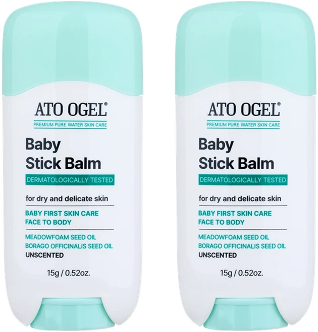 아토오겔 베이비 스틱밤, 15g, 2개 - 쿠팡