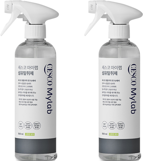 세스코마이랩 섬유탈취제 본품, 500ml, 2개, 꽃향