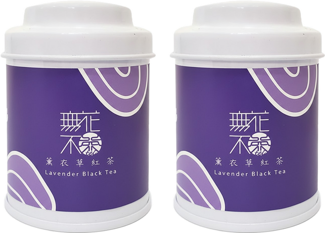 無藏茗茶 薰衣草紅茶 三角立體茶包, 3.2g, 3入, 2罐