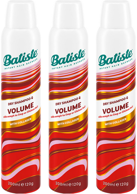 바티스트 드라이 샴푸 볼륨 HB, 200ml, 3개