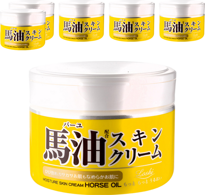 Loshi 樂絲 天然馬油保濕護膚霜, 220g, 6罐