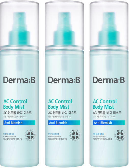 더마비 AC 컨트롤 바디 미스트, 200ml, 3개