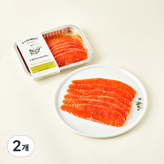 OZEN 연어 그라브락스 (냉장), 200g, 2개