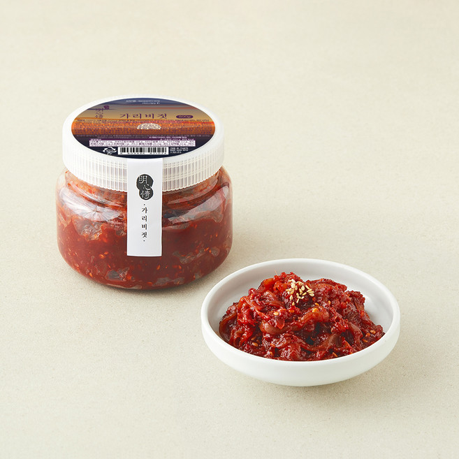명심정 가리비젓, 500g, 1개