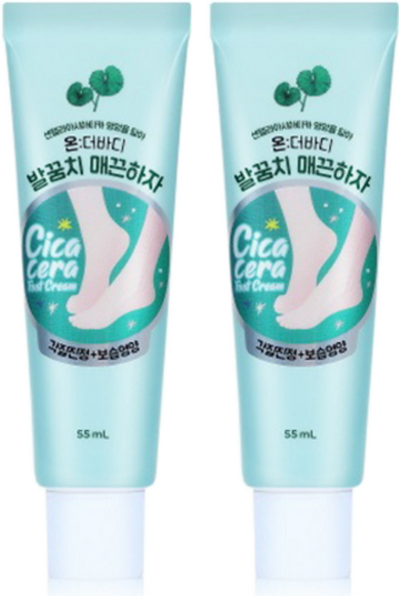 온더바디 발꿈치 매끈하자 풋크림, 1개입, 2개, 55ml