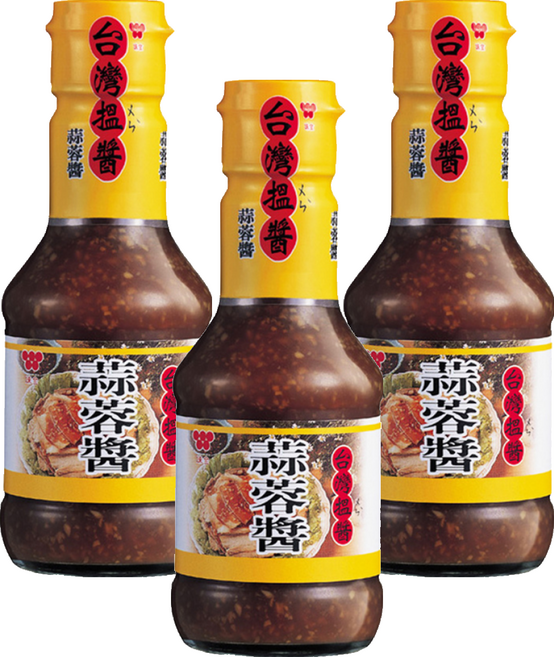 味全 蒜蓉醬, 200g, 3瓶
