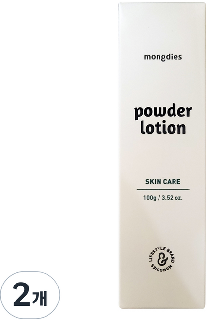 몽디에스 엑설런트 파우더 로션, 100g, 2개