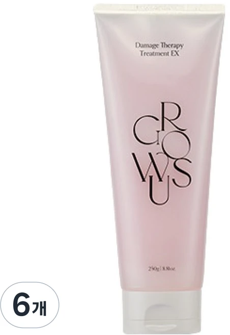 그로우어스 데미지 테라피 트리트먼트 EX, 220g, 6개 - 쿠팡