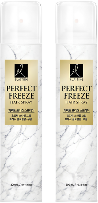 엘라스틴 퍼펙트 프리즈 헤어스프레이 플로럴, 300ml, 2개