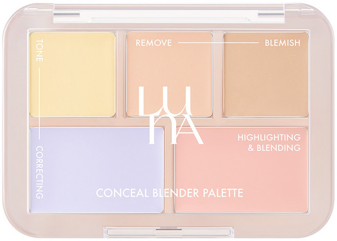 루나 컨실러 블렌더 팔레트 6g, 1개, 2호 퓨어 커버