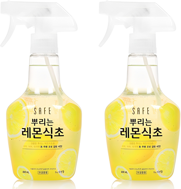 세이프 뿌리는 레몬식초 주방세정제, 400ml, 2개
