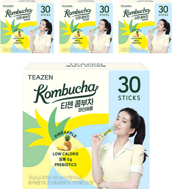 티젠 파인애플 콤부차, 5g, 30개입, 4개