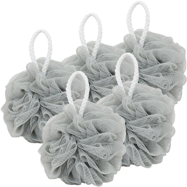 소낙소낙 슈퍼 소프트 샤워볼, 그레이, 5개입, 1개